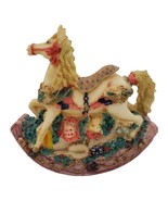 Christmas Rocking Horse Ceramic Figurine Decor, New In Box, World Bazaar... - £27.88 GBP