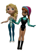 Disney Frozen  Elsa, Anna Mini Doll Figures - Cake Toppers Pretend Play - $7.82