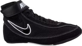 NWOB Nike Speedsweep VII GS Wrestling Shoes 366684-001 Black White Youth... - $54.99