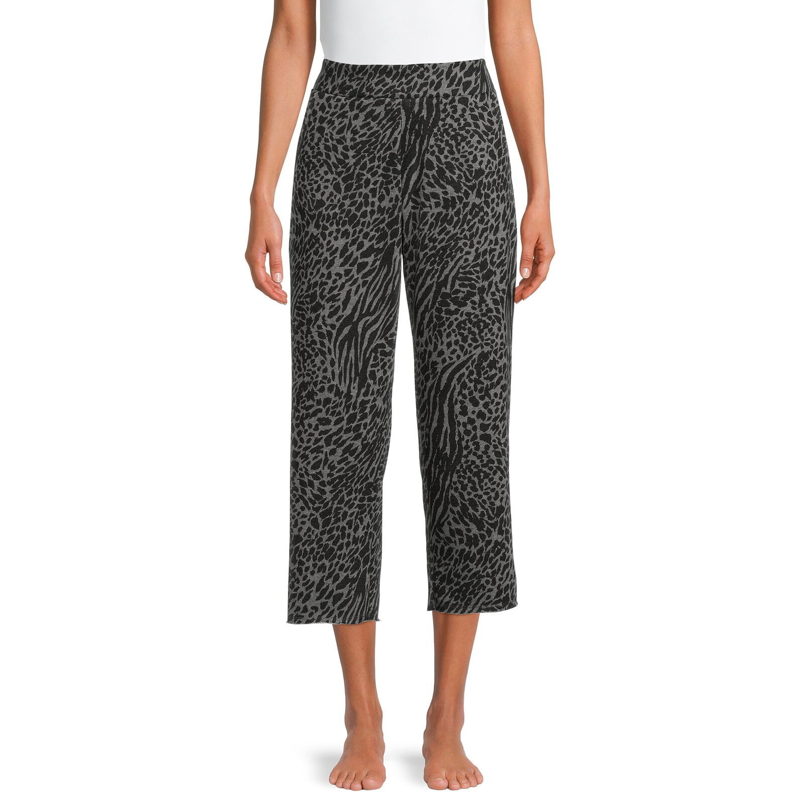 Primary image for Secret Treasures Women's Plus Sleep Pants Charcoal Grey Prt Size 2X (18W-20W)