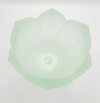 Lenox Frosted Satin Finish Green Lotus Bowl Made in Italy with original Box - £15.70 GBP