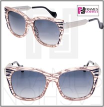 FENDI Thierry Lasry Kinky FF0180S Palladium Pink Square Metal Sunglasses 0180 - £156.96 GBP