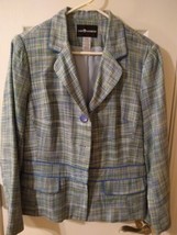 Ladies Light Blazer Size 12 Sag Harbor, Dry Clean Only - $7.25