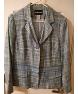Ladies Light Blazer Size 12 Sag Harbor, Dry Clean Only - $7.25