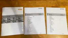 030, 031, 032 STIHL Chainsaw Service Workshop Repair &amp; Parts Manuals (Lot of 3) - £29.26 GBP