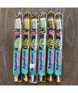 6 LOT Aquafresh VINTAGE Clean Flex Toothbrush Direct SOFT 1995 1996 1997 RARE - $48.37