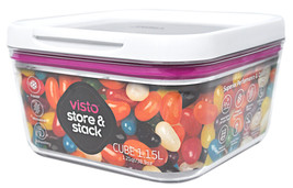 Visto Store and Stack Food Storage Cube 1.2 Quarts - £4.75 GBP