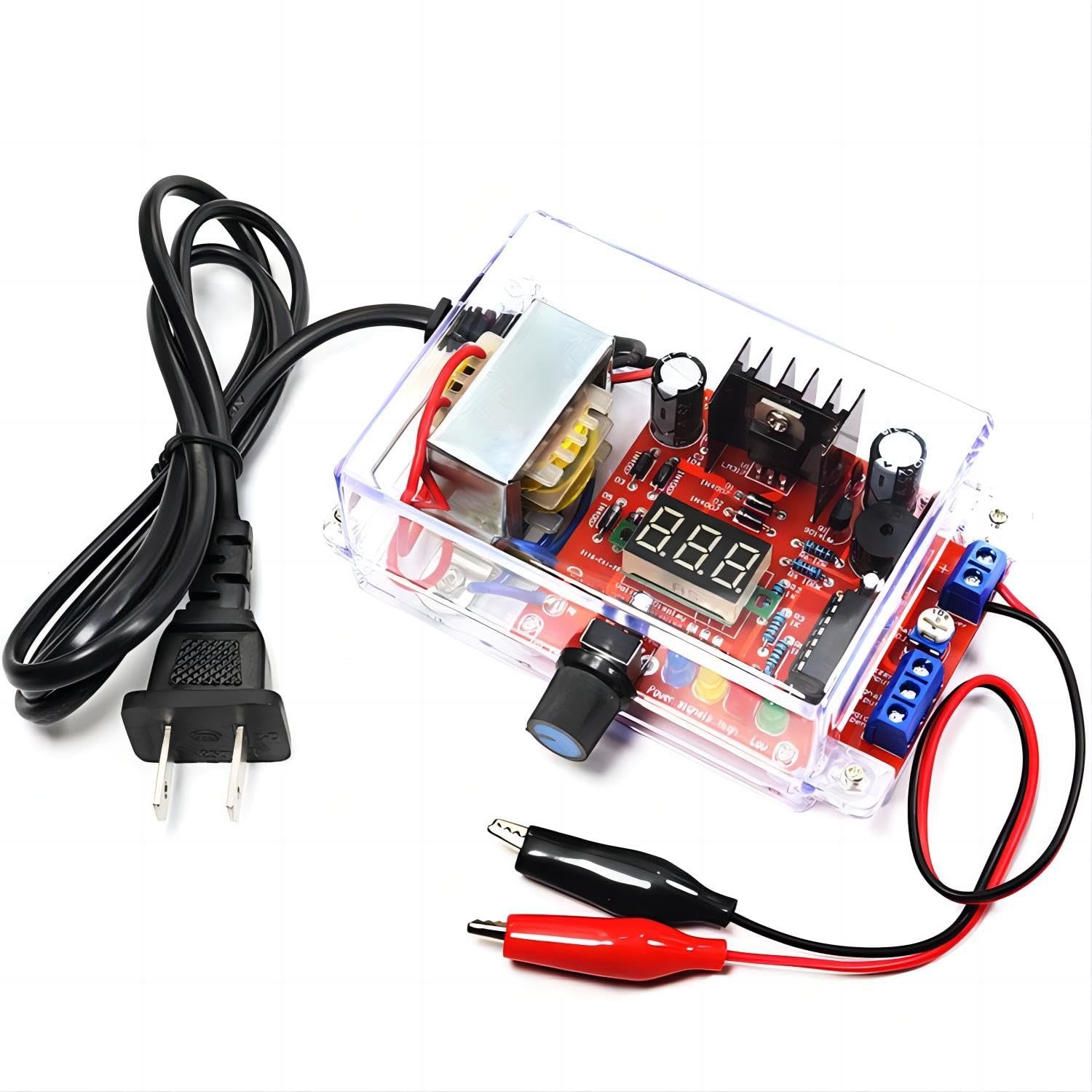 Lm317 Adjustable Voltage Regulator Kit Ac-Dc 110V To 1.25V-12V Diy Elect... - $38.94