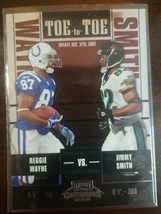 2005 Playoff Contenders Toe to Toe Reggie Wayne vs Jimmy Smith #TT-40 - ... - £2.34 GBP