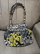 VERA BRADLEY Baroque Alice Clasp Top Satchel Purse Handbag Retired Patte... - $441.93 MXN