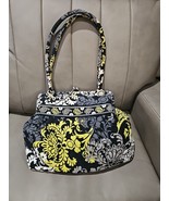 VERA BRADLEY Baroque Alice Clasp Top Satchel Purse Handbag Retired Patte... - $441.93 MXN