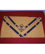 VINTAGE - OFFICIAL BOY CUB SCOUTS YELLOW / BLUE SCARF - WOLF - £7.74 GBP