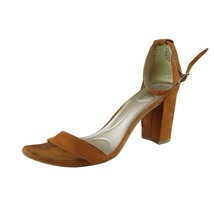 Bandolino Size 7.5 M Women Sandal Ankle Strap Brown Textile Armory - £15.78 GBP