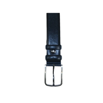 Mens Navy Blue Genuine Leather Belt PIERO ROSSI Turkey Soft Full Grain #Navy-A image 3