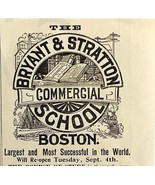 Bryant &amp; Stratton Commercial College 1894 Advertisement Victorian 4 ADBN1jj - €17,20 EUR
