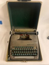 Vintage Smith Corona Sterling Working Manual Portable Typewriter with case, l... - £89.58 GBP