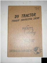 Caterpillar Cat D9 Tractor Parts Catalog Manual - $17.88
