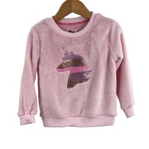 Epic Threads Pink Plush Unicorn Sweatshirt 2T New - £9.14 GBP