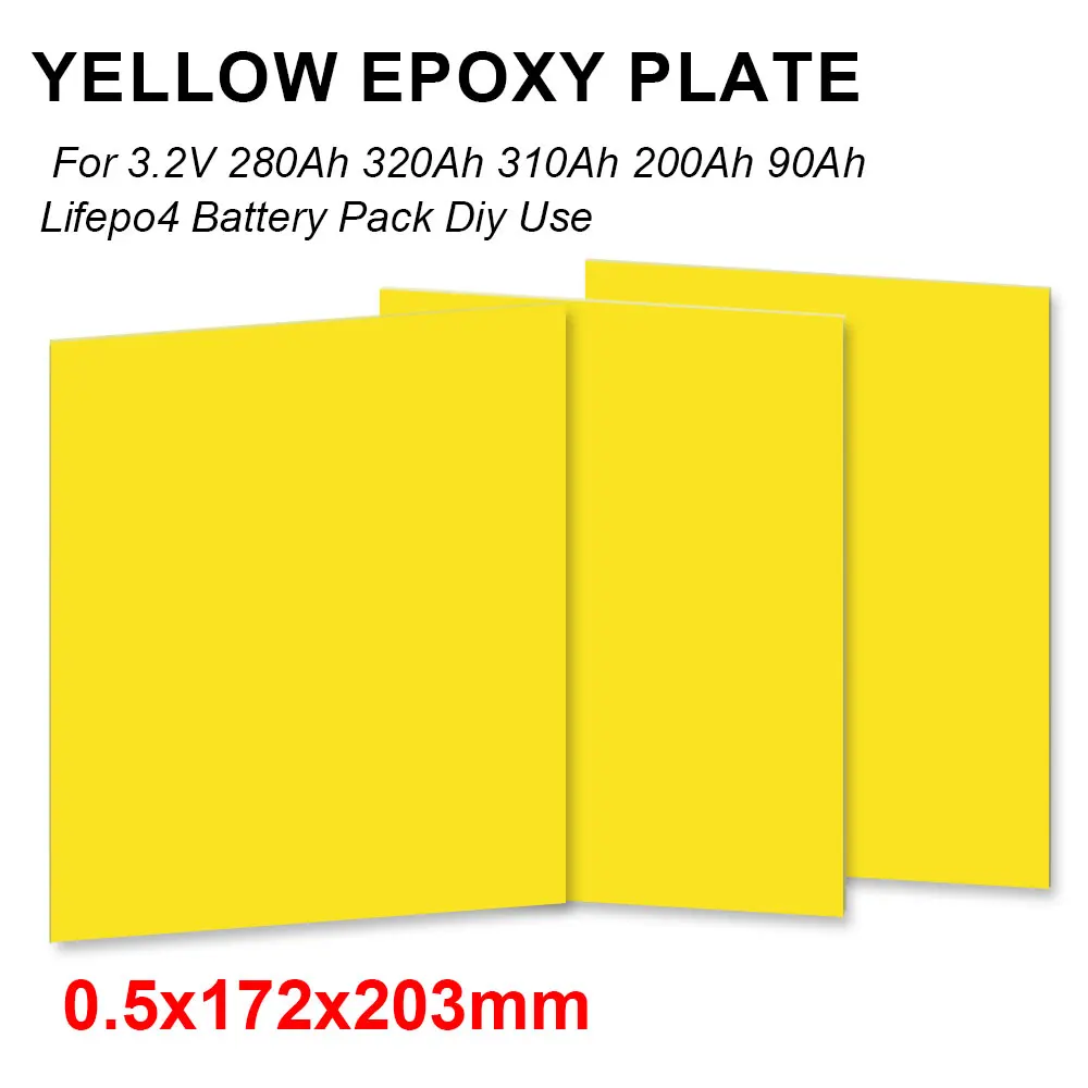 Insulation epoxy plate insulator board 203x172x0 5mm for 3 2v 280ah 320ah 310ah 90ah 12 thumb200