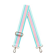 Colorful Tulum Stripe Adjustable Crossbody Bag Purse Guitar Strap - £19.36 GBP