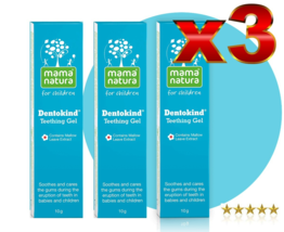 3 PACK Mama Natura Dentokind Gel for teething in babies and children 10 g DHU - £32.04 GBP