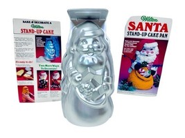 Wilton Vintage 1985 3D Santa With Sack Of Toys Stand Up Christmas Cake P... - $14.95