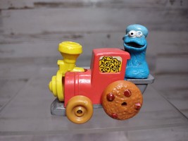 Vintage Playskool Muppets Cookie Monster Train Conductor Rolling Toy 1981 - £3.59 GBP