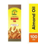 Dabur Badam Tail - 100% Pure Almond Oil for Skin, Hair &amp; Body - 100ml, P... - £15.85 GBP