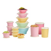 Tupperware Containers Heritage Collection Set Lunch Food Meal Prep Tupper 32 Pc~ - $112.99