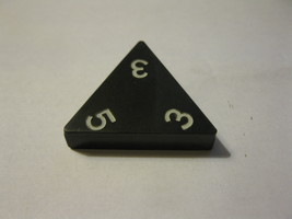 1985 Tri-ominoes Board Game Piece: Triangle # 3-3-5 - £0.78 GBP