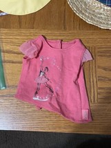 American Girl 18&quot; Doll Retired Isabelle Meet Outfit Pink SHIRT ONLY - £7.50 GBP