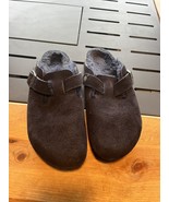 Birkenstock Boston VL/ Shearling | Midnight | EU 37 | US L6 / M4 | NARROW - $186.92 CAD