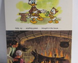 1978 Walt Disney&#39;s Fun &amp; Facts Flashcard #DFF3-6: Yuletide Long Ago - $2.00