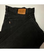 Levis 545 Black Loose Fit Jeans Size 40x36 Medium Wash Baggy Big &amp; Tall - $29.68