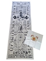 Traditional Greek Orthodox Mount Athos Burial Funeral Shroud with Face C... - $27.49 CAD