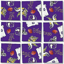 B Dazzle Minnesota Vikings Scramble Squares 9 Piece Puzzle - £18.82 GBP