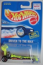 HOT WHEELS NEON YELLOW DRIVEN TO THE MAX #245 5SPOKE - £11.10 GBP