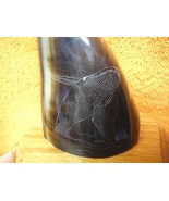 ak-moose-117) GENUINE MOOSE HOOF Humpback Whale etched Alaskan Eskimo ar... - $1,685.18 MXN