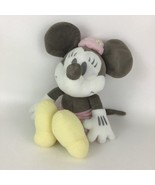 Disney Minnie Mouse Grayscale Pastel 13&quot; Plush Stuffed Toy Hallmark Mick... - $26.68