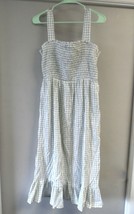 Adore Me Women&#39;s Strap Long Dress 10735 Olive Plaid Size Medium - £11.17 GBP
