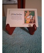 A Glad New Year Postcard Embossed  1934 - $4.16 CAD