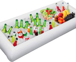 Inflatable Ice Serving Buffet Bar with Drain Plug - BBQ Picnic Pool Part... - £16.66 GBP