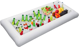Inflatable Ice Serving Buffet Bar with Drain Plug - BBQ Picnic Pool Part... - £16.66 GBP
