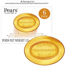 Pears Transparent Soap Gentle Care 4.4 Oz. by Pears (6 Pack) - £27.17 GBP