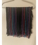 Vintage Black And Colorful Scarf - £6.57 GBP