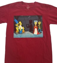 Vintage Dark Red Maroon Simpsons Mr. Burns Smithers T-Shirt Sz XS Cotton Women image 2