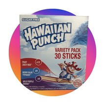 Sugar Free Hawaiian Punch Variety Pack 30ct Juicy Red, Berry Blue, Purple Splash - £7.82 GBP