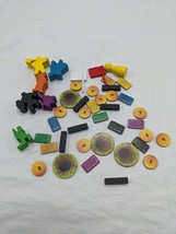 Lot Of (43) Board Game Pieces Meeples Tokens Bits - £7.40 GBP