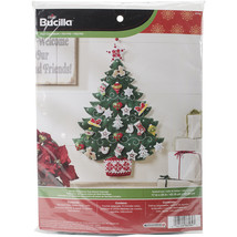 Bucilla Advent Calendar Felt Applique Kit-Nordic Tree - £33.30 GBP