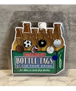 Charcoal Companion Set of 6 Claim Your Drink Bottle Tags ~ For Beer or Soda - £4.46 GBP